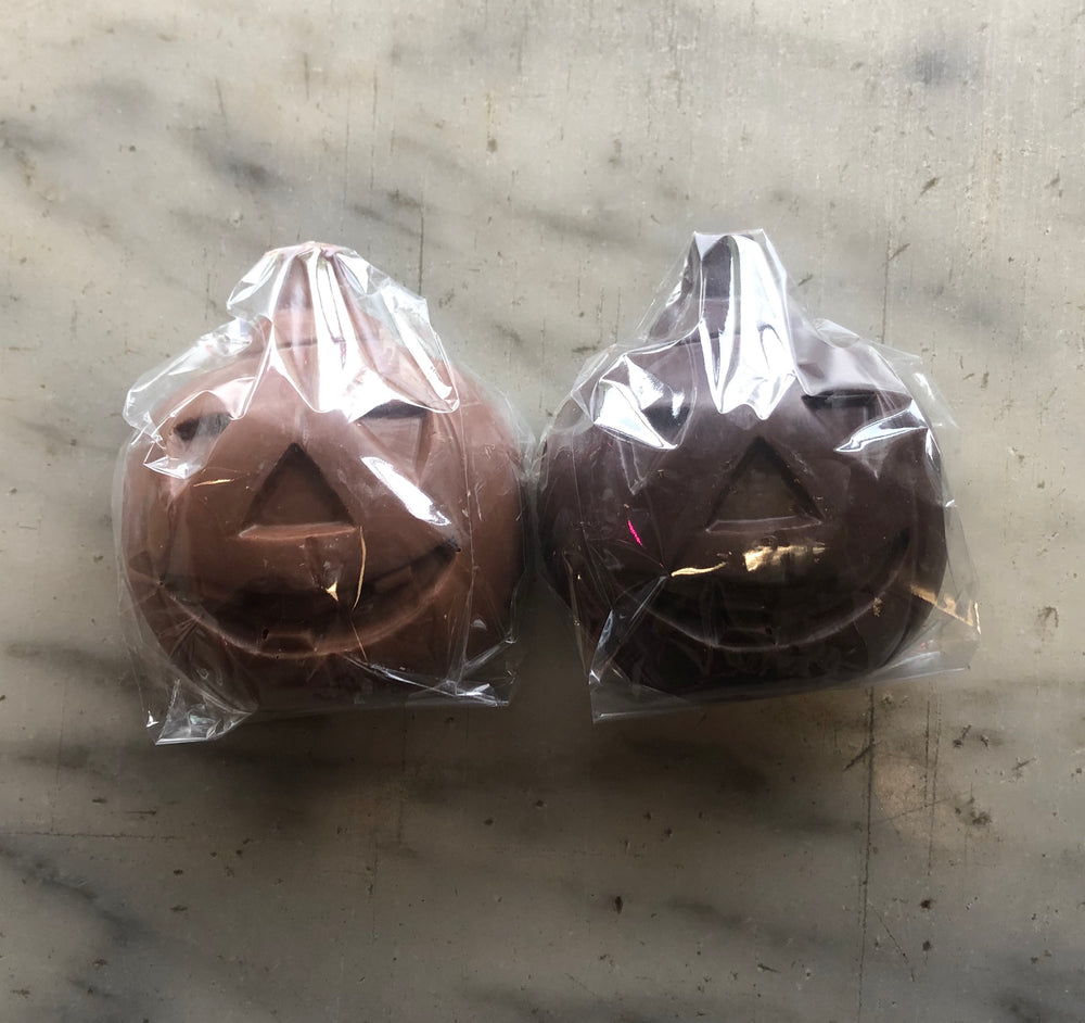 Solid Chocolate Jack-O'-Lantern